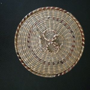 papago indian weaved basket